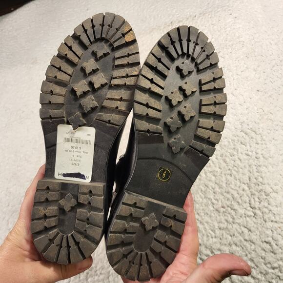 Steve Madden Women's Leopold Chelsea Leather Boot Black Size 6 - Picture 5 of 8